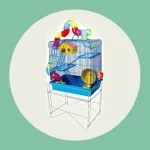 Gaiola Para Hamster Grande Completa 3 Andares Com Tubo Labirinto.