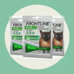Kit 3 Antipulgas e Carrapatos Frontline Plus para Gatos