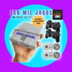 Mini Retro Super 3D Games Snes com 4 controles e mais de 150 mil...