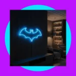 Painel Neon Led Batman Luminária Gamer Outras Cores Bivolt Colorido