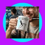 Caneca Meme Flork Gosto De Resolver Com Calma 325ml