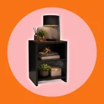 Mesa de Cabeceira com Nicho Organizador para Quarto
