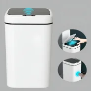 Lixeira Automática Higiênica Sensor Casa Escritorio Banheiro