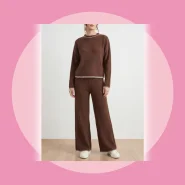 Conjunto Calça Blusa de Tricot Manga Longa Feminino Inverno Elegante!