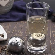 Infusor De Chá De Aço Filtro Coador Top Chef