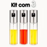 1/2/3 Peças Borrifador Azeite Pulverizador Premium Culinário Adequado Para Cozinhas 100ml