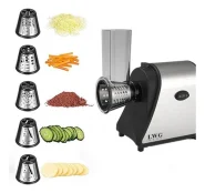 Cortador Elétrico Prático 5em1 Cozinha Vegetais Legumes 110v Cor Cinza