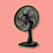 Ventilador De Mesa 30cm Super Power Mondial 60w Vsp30b 30 Cm Preto 127v Prata Polipropileno 6