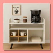 Aparador Buffet Adega Bar Retro Cantinho do café  Zeus