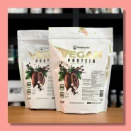 Kit 2 Vegan Protein  Proteína Vegana Cacau & Chocolate 837g  WiseHealth