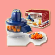 Descascador Elétrico Automático De Frutas E Legumes Despolpador Triturador Mixer Multiuso Uvas, Tomate Cereja, Acerola, Jabuticaba, Juá Copo Resistente Cor Azul 127/220v