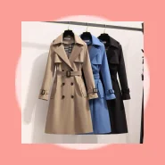 Moda Coreana Vintage Casaco Solto Mola