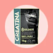 Creatina Monohidratada 1kg Soldiers Nutrition 100% Pura Importada Alta Performance Músculo Treino