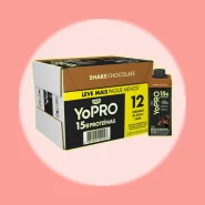 YoPRO Bebida Láctea UHT Chocolate 15g de proteínas 250ml  12 unidades