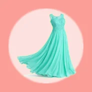 Vestido Longo de Festa Renda Com Alças Tule Transparente Varias Cores!