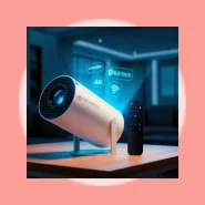 Projetor Smart Portátil Full Hd 4k Android 11 Wifi Bluetooth Imagem Nítida Som Potente