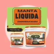 Manta Liquida Seladora 1 ou 3 Kg Varias cores Emborrachada Blinda Impermeável