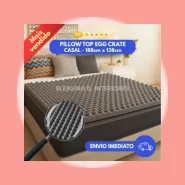 Colchão Casal Massageador Pillow 188x138 Ortobom