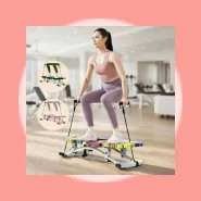 Prancha de Equilíbrio Mini Stepper para Adultos com Faixas!