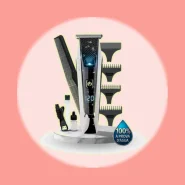 Aparador Pelos Corpo Barbeador Cortador De Cabelo A Prova D'agua Sem Fio Sem Dor Unissex Prateado 127/220v