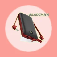 Power Bank Carregador Portátil 20.000mAh Digital IPhone e Samsung (Tipo C)