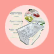 Organizador De Geladeira 3,5l Acrílico Transparente Premium Transparente