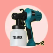 Pistola Elétrica Pulverizadora de Tinta Pintura Compressor Manual.