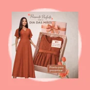Vestido Longo Elegante Laise Moda Evangélica Confortável.