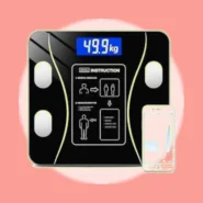 Balança Corporal Bioimpedância Premium Com Visor Inteligente Bluetooth Composição Corporal Peso Controle da Sua Saúde Completo Com Aplicativo