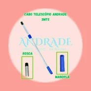 CABO EXTENSOR TELESCOPIO ANDRADE ESCOLHA SEU TAMANHO