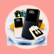 Power Bank 20.000mah Carregador Portátil Maxnova Carga Rápida Premium Com Display Compatível Com Todos Os Celulares Turbo Preto.
