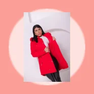 Parka feminina de lã batida várias cores e tamanhos com capuz!