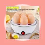 Cozedor De Ovos Portátil Elétrico Cozinha A Vapor 110v/220v