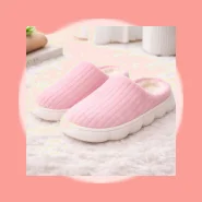 Pantufa Nuvem Antiderrapante Ultra Macio Leve Forrada Fofa 4 cores Lisa
