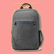 Mochila HP Prelude  para Notebook de até 15.6 Polegadas, Confortável, com Alças e Bolsos Acolchoados, Resistente à Água, Feita de Materiais Reciclados, Cinza (2Z8P3AA)
