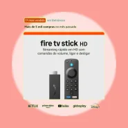 Fire TV Stick HD  Com controle remoto por voz com Alexa (inclui comandos de TV), controles de casa inteligente e streaming em HD
