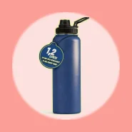 Garrafa Termica 1200ml Esportiva De Aço Inoxidável Com Isolamento A Vácuo Azul