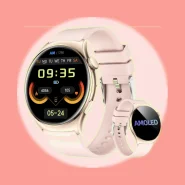 Smartwatch feminino Redondo AMOLED 1.43