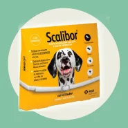 Coleira Antiparasita Scalibor 65 cm Proteção 4 Meses Pulgas e Mosquitos