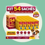 Kit 54 Pedigree Sachê Cães Adultos Raças Pequenas Carne 100g