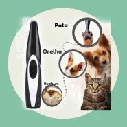 Máquina de Tosa para Pata Olhos Orelha Pet Cão Gato Profissional...
