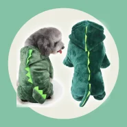 COD Quatro Pernas Dinossauro Cosplay Casaco De Gato Roupas
