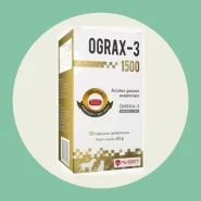 Suplemento Cães Avert Omega 3 Ograx3 1500 30 cápsulas