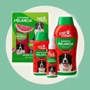 Pet Clean Kit Banho Melancia para Cães Shampoo 700ml + Condicionador