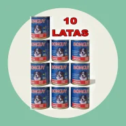 10 Latas De Patê Bomguy Premium Sabores Carne, Frango e Figado