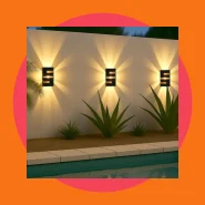 Kit Com Iluminarias Arandela Decorativa Interno Externo Spot Parede