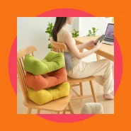 Almofada de Suporte Lombar com Design Ergonômico em Arco