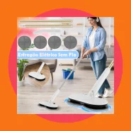 Mop Elétrico Automático Inteligente Para Casa Esfregão Sem Fio