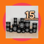 Kit de 15 Organizadores de Mantimento para Casa e Cozinha