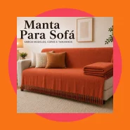 Manta Decorativa Premium Para Sofá 100% Algodão Vários Modelos